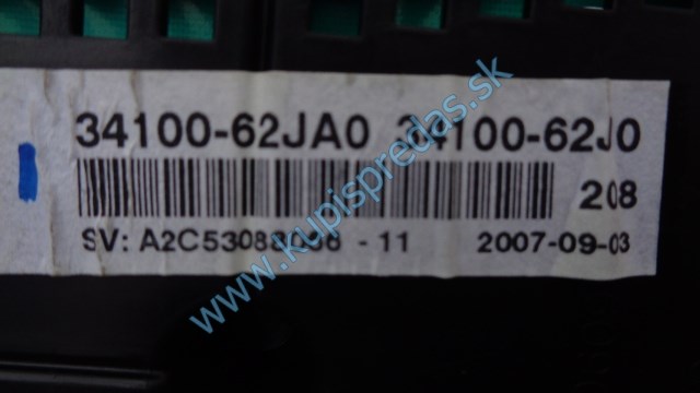 tachometer na suzuki swift, 1,3i, 34100-62JA0